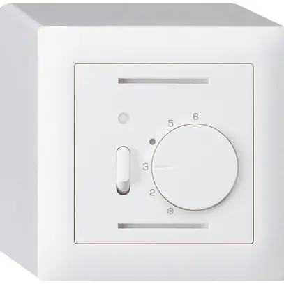 Termostato ambiente AP kallysto bianco con interruttore 