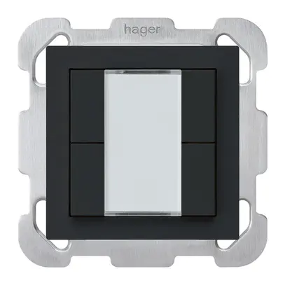 UP-Taster kallysto B KNX 4× s/e-link schwarz 