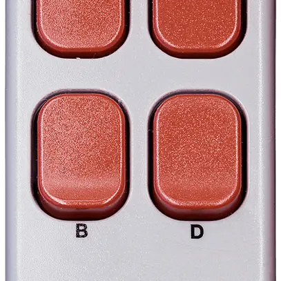 Émetteur portable ALADIN Mini II EnOcean 4-can gris clair/rouge 