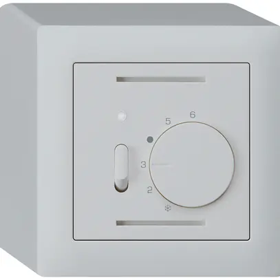 Thermostate d'ambiance AP kallysto gris clair avec interrupteur 