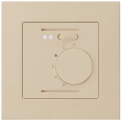 Termostato ambiente INC kallysto.pro beige per riscaldamento pavimento 