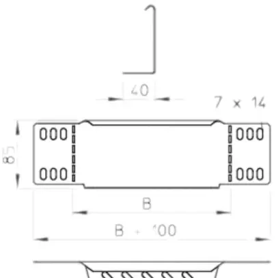 Angolo di riduzione 85×300mm 85×300mm 