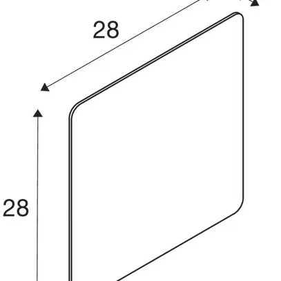 Leuchtenschirm SLV RUSTY MANA Ø280×15mm rost 