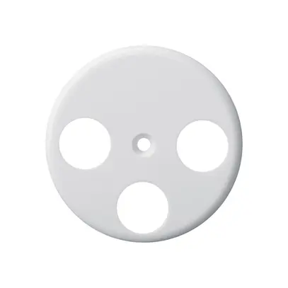 Disco frontale basico TV/R/Sat bianco 