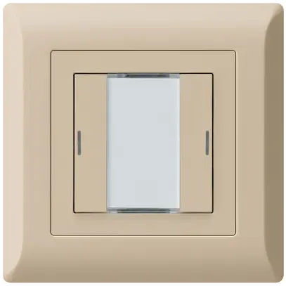 Poussoir ENC kallysto.line KNX 2×LED RGB s/e-link beige 