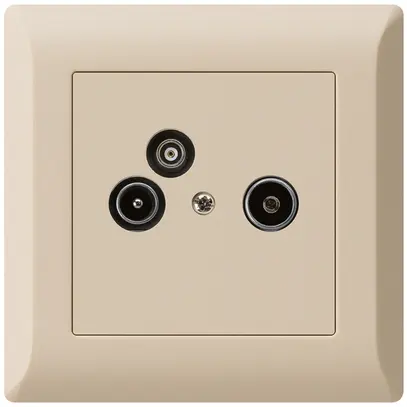 Presa antenna INC R/TV/dati kallysto.line 23dB beige 