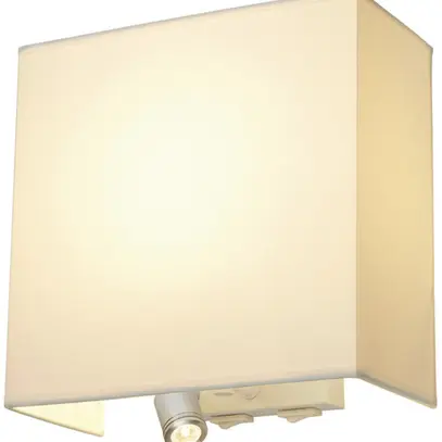 LED-Wandleuchte SLV ACCANTO SPOT SQUARE, E27 24W, 95lm 3000K IP20 weiss 