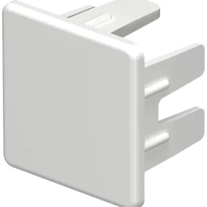 Plaque de fermeture Bettermann pour canal d'installation WDK blanc pur 25×25mm 