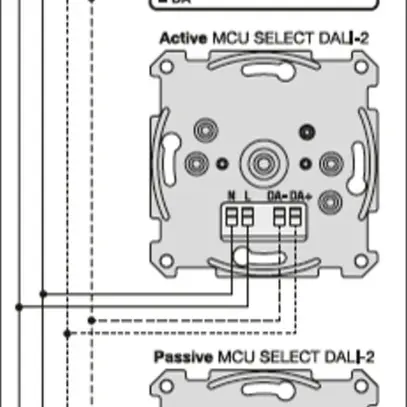 Regolatore rotativo AP LEDVANCE IP20 AC 2.7W DALI 80×53×53mm TW coperch.sostit. 