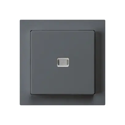 Interrupteur poussoir lumineux ENC kallysto 6/1P anthracite 