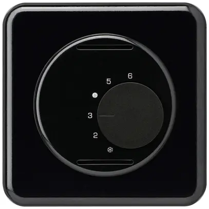 Thermostate d'ambiance ENC BASICO noir sans interrupteur 