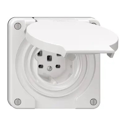Presa NEVO N.CO, 1×T25, IP21, bianco 