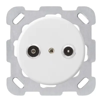 Presa d'antenna INC basico TV-R mont.B 4dB 2GHz bianco 
