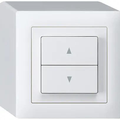 Interruttore per tapparelle AP kallysto 2 tasti di comando bianco mors.innesto 