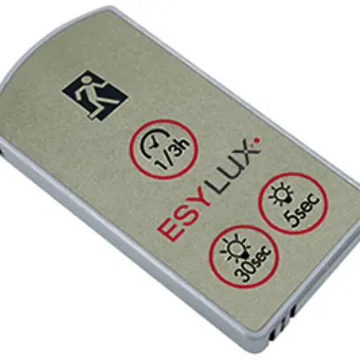 Telecomando ESYLUX MOBIL-SLi per SLA/SLC/SLD, 56×29×7mm 