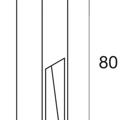 Standleuchte SLV RUSTY SLOT 80, E27 11W IP44 Eisen gerostet 