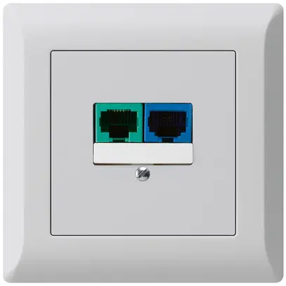 Scatola INC DSL kallysto.line 2×RJ45 grigio chiaro 