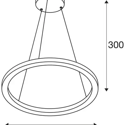 Lampada sospesa LED SLV ONE 60 DALI 25W 1500lm 3000/4000K Ø600×30mm nero 