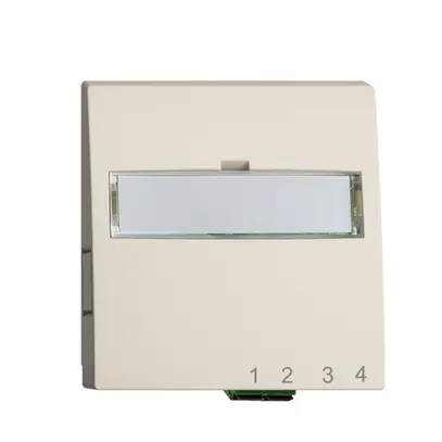 Scatola di raccordo INC FTTH EDIZIOdue FH 1×LC APC Duplex F crema 