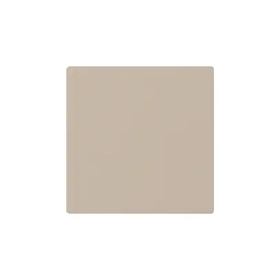 Bouton grand kallysto beige simple pour interrupteur S3/6+contact 