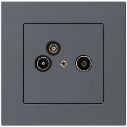 Prise d'antenne ENC R/TV/données kallysto.pro 19dB anthracite 