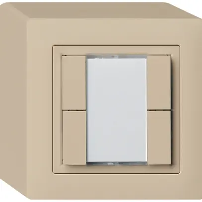 Poussoir universel AP 4×kallysto sans LED beige 