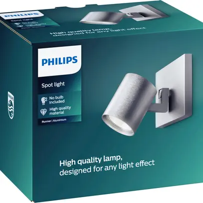 Spot Philips MYL Runner GU10 1×20W VAR aluminium 