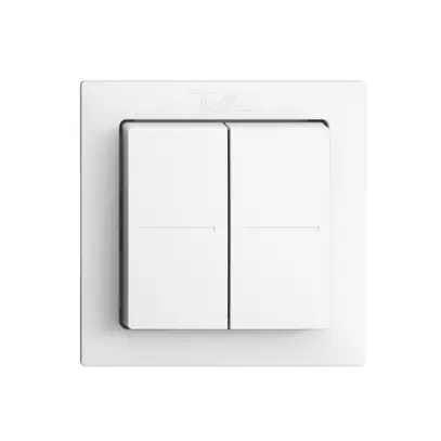Pulsante RF Smart Light Control Feller EDIZIOdue F, Philips Hue 4K/2T, bianco 