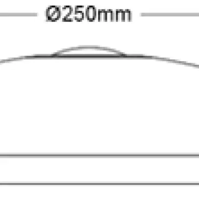 Plafonnier LED Philips Mauve PIR 6W 640lm 4000K Ø250mm blanc 