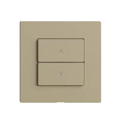Comando per interruttore tapparelle 1c/2t Edue Wiser sand 
