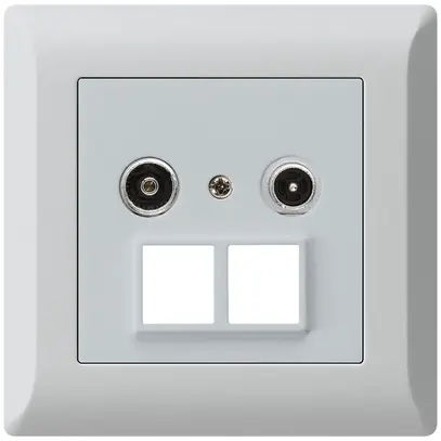 Presa multimedia INC kallysto.line R/TV 4dB 2GHz grigio chiaro 