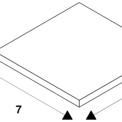 Placca di montaggio SLV per DASAR PROJECTOR, 70×70×5mm, ac-pr 