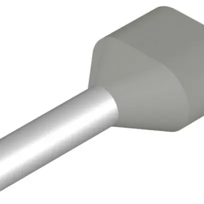 Embout de câble jumelé Weidmüller H isolé 2×0.75mm² 8mm gris DIN en vrac 