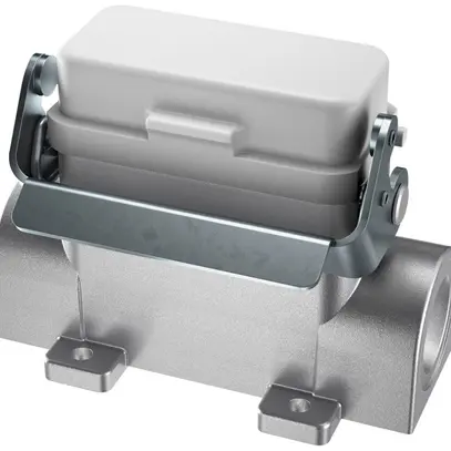 Boîtier d'embase Walther PROCON T701610MS, raccord 1×M20, couvercle, H=52mm, Al 