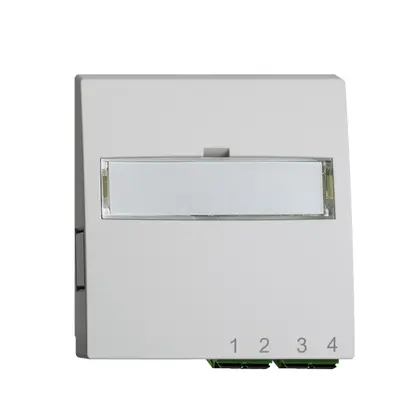 Scatola di raccordo INC FTTH EDIZIOdue FH 2×LC APC Duplex F grigio chiaro 