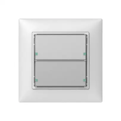 Sensore pulsante INC SIDUS KNX tipo B 2/4, bianco 