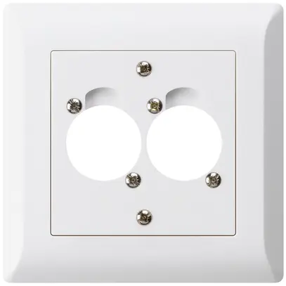 UP-Montageset für 2 XLR kallysto.line weiss 