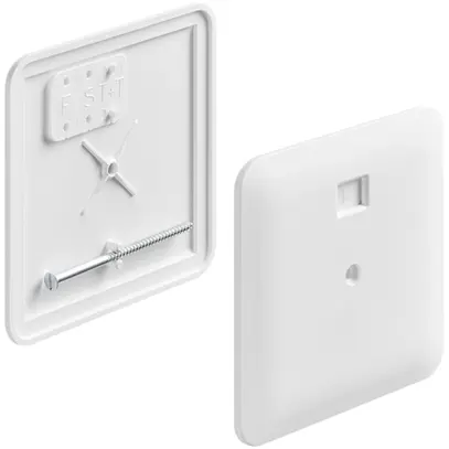 Coperchio a vite HSB 115×115mm grandezza 1 bianco s.alogeni 