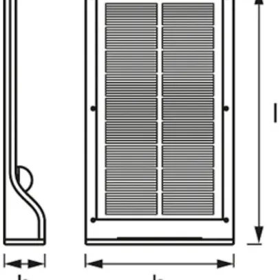 Applique LED LDV DoorLED solair, PIR blanc 