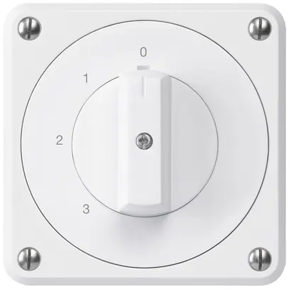 Interruttore rotativo INC robusto IP55 schema 5/1P bianco 