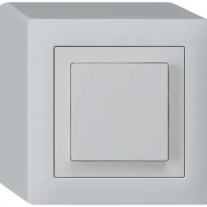 Interrupteur à poussoir AP kallysto 3/2L gris clair 