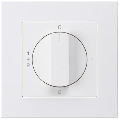 Interruttore rotativo INC kallysto.pro 1/1L bianco con manopola 