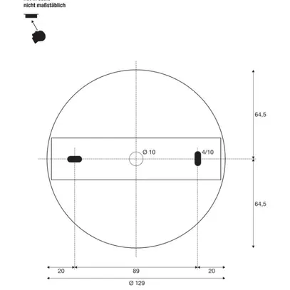 Kit de suspension SLV pour MEDO LED, 5 pôles gris argenté 