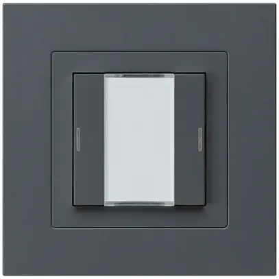 Tasto INC kallysto.pro KNX 2×LED RGB s/e-link antracite 