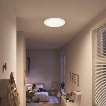 Plafonnier LED Philips CL200 17W 1900lm 4000K IP20 Ø320mm blanc 