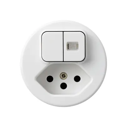Einsatz zu Leuchtkombination 3+A-R/1L+Typ 13 basico weiss 1 Linse 