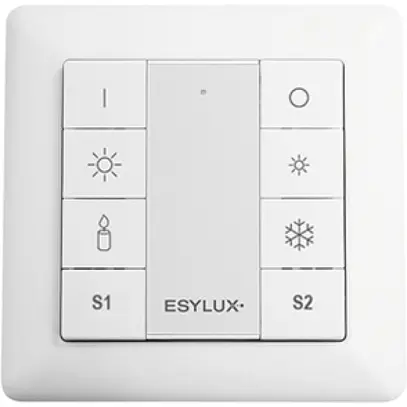 Pulsante INC ESYLUX DALI, 8 tasti Tunable White 