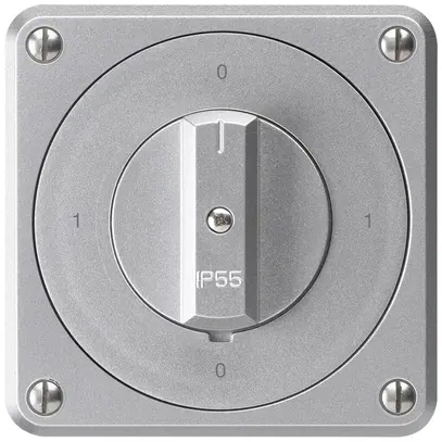 Interruttore rotativo INC robusto IP55 schema 0/2P alluminio 