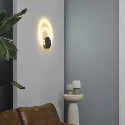 Applique LED LEDVANCE Decor Helios 12W 960lm 830 335×39×416mm grigio 