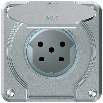 Prise ENC robusto 1×type 15 IP55 aluminium 